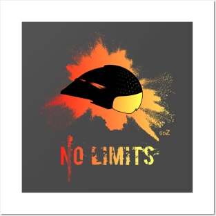 Fire helmet no limits Posters and Art